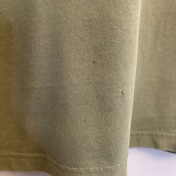 CAT Olive Green Cotton T-Shirt with Pocket & Logo - Picture 7 of 12